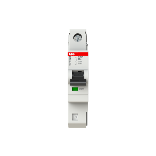 Disjoncteur B-Char., 4 A, 40 kA, 1P, enfichable