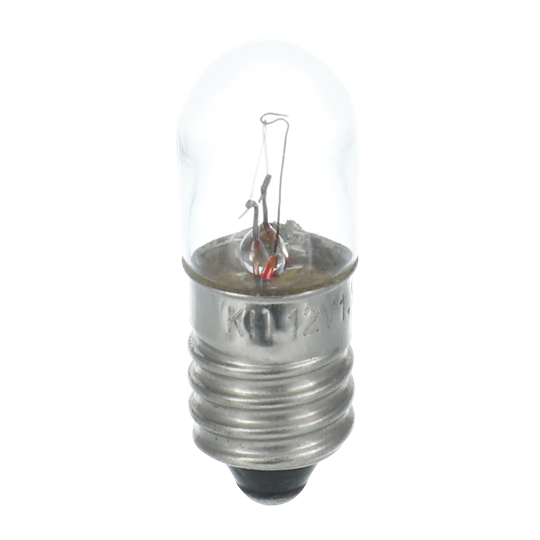 Glühlampe mit E 10 Gewinde für Lichtsignale Glühlampe/weiß, 125 mA, 12 V