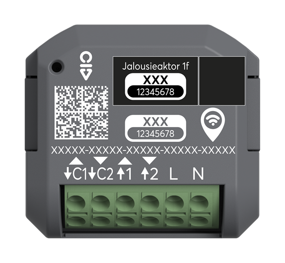 Jalousieaktor 1-fach, UP Wireless