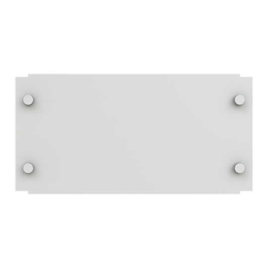 Platine de sol 562x285x3 Gr.0, avec fixation