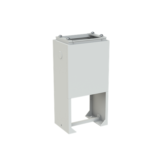 DINV2-Sockel Gr. 00 montiert, Polyester RAL7035 Variante 2