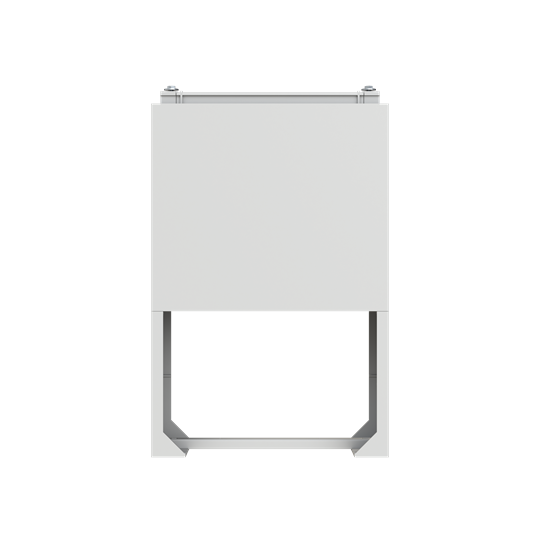 Socle DIN V2 Taille 0 monté, Polyester RAL7035 Variante 2