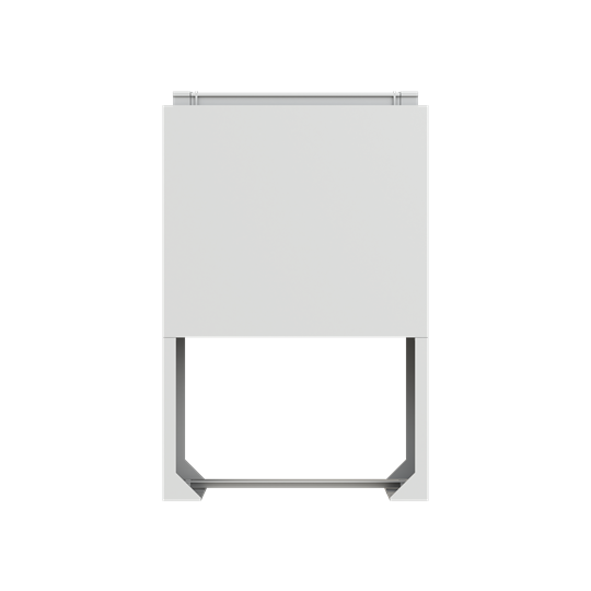 DINV2-Sockel Baupaket 900x585x310 Gr.0, Polyester RAL7035 Variante 2
