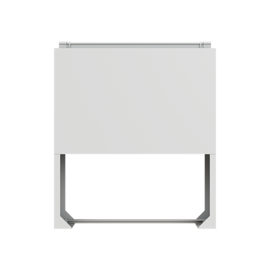 DINV2-Sockel Baupaket 900x780x310 Gr.1, Polyester RAL7035 Variante 2