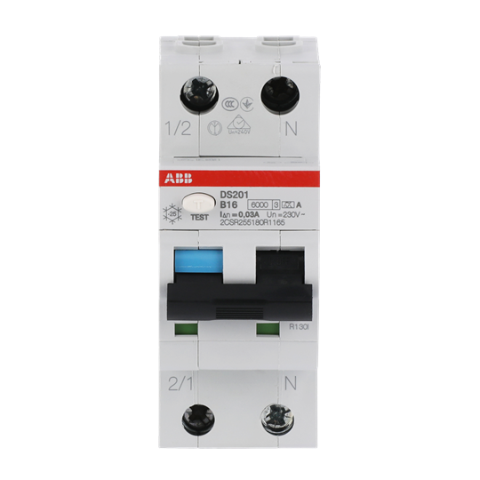 DS201A-B16/0,03 FI/LS-Schalter 6kA, 1P+N, Typ A, B 16, 30mA  