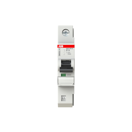 Disjoncteur Z-Char., 13 A, 125 V DC, 1P, 10 kA