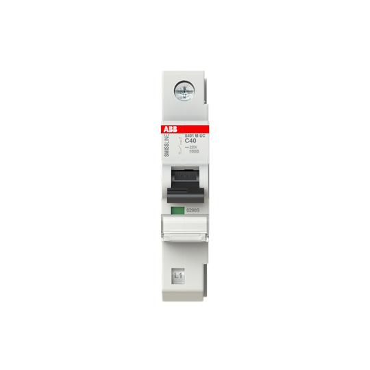 Disjoncteur C, 40 A, 125 V DC, 1P, 10 kA