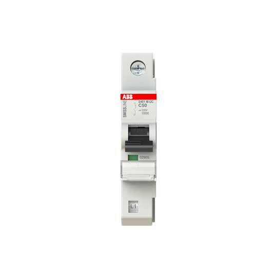 Disjoncteur C, 50 A, 125 V CC, 1P, 10 kA