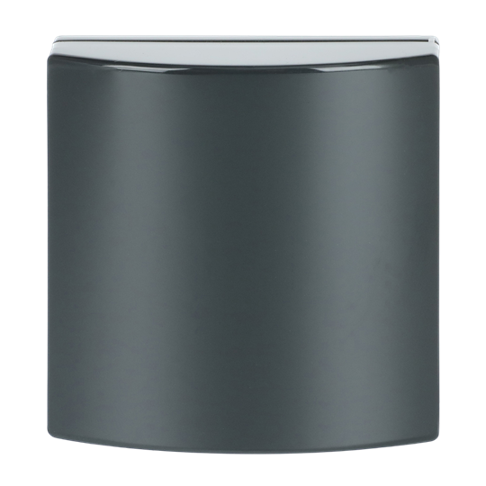 Zwischenring 50x50 mm mit Klappdeckel Kommunikations-Steckverbinder anthrazit -