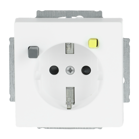 FI-SCHUKOMAT SCHUKO® Steckdosen-Einsatz Safety+ studioweiß matt - Plattform 63