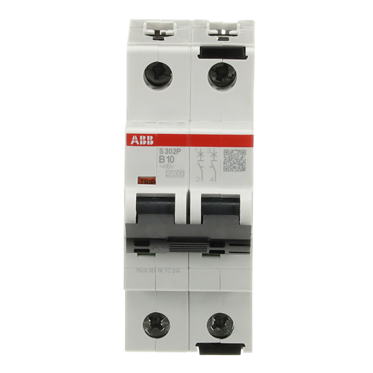 Disjoncteur B-Char., 25 kA, 10A, 2P