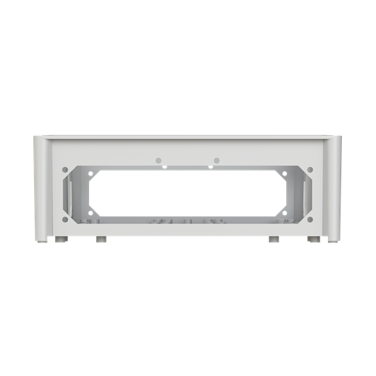 Base inférieure 600x370x130 4xouverte APO RAL7035 Boîtier inférieur avec 4 côtés ouverts