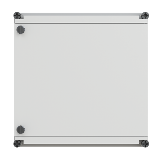 Boîtier 302x302x175mm Boîtier avec couvercle rabattable, transparent