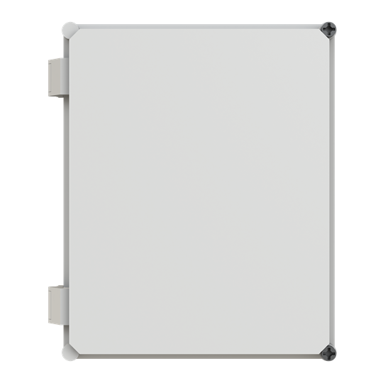 Boîtier 372x302x175mm Boîtier avec couvercle à charnières, gris IP55, IK10