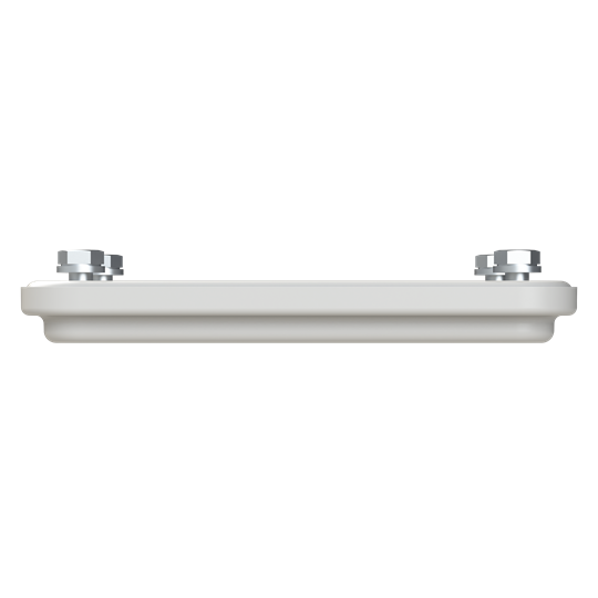 Flasque 185mm lisse APO RAL7035 flasque de fermeture en polyester