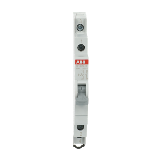 Interrupteur de commande 25 A, 1 contact normalement fermé, 1 contact normalement ouvert, 250 V AC
