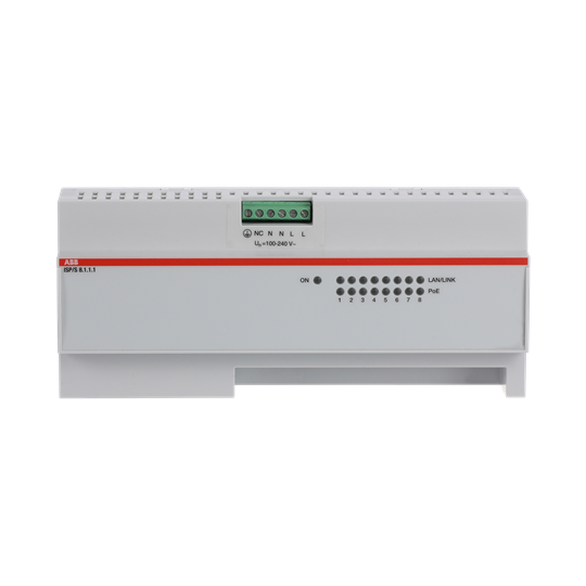 IP Switch PoE, 8 Ports, Fast Ethernet, 55 W