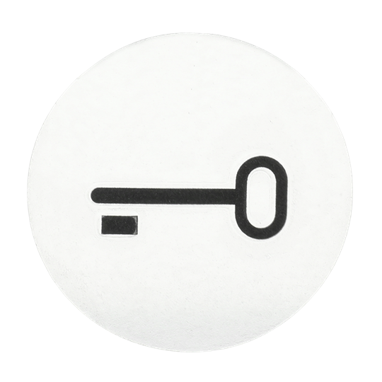 Abtastbares Symbol mit Symbol "Schlüssel"