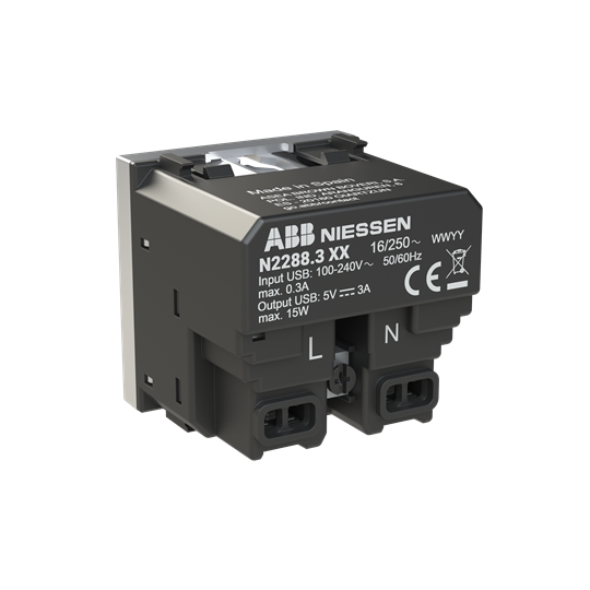 Base enchufe Schuko + USB-C+C - 2M - PL