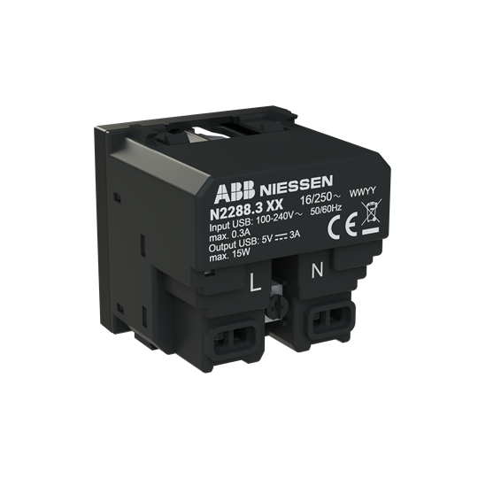 Base enchufe Schuko + USB-C+C - 2M - NT