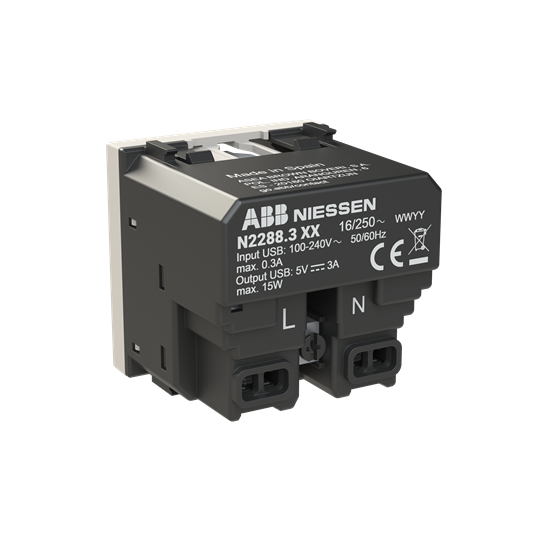 Base enchufe Schuko + USB-C+C - 2M - DN