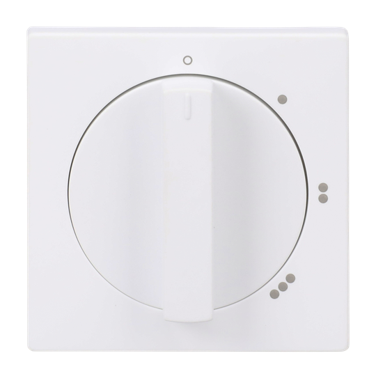 Zentralscheibe mit Aufdruck Symbol "0-1-2-3" für Stufenschalter, Drehknopf