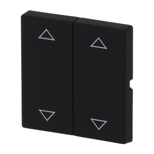 Wippe mit Aufdruck mit Symbol "Pfeil hoch/runter" KNX-Tasterankopplung