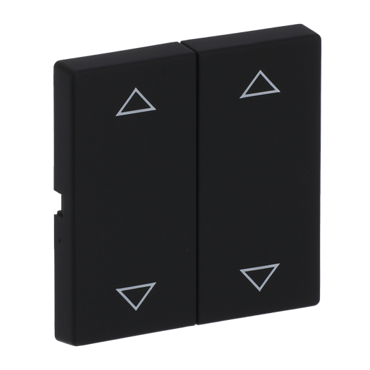 Wippe mit Aufdruck mit Symbol "Pfeil hoch/runter" KNX-Tasterankopplung