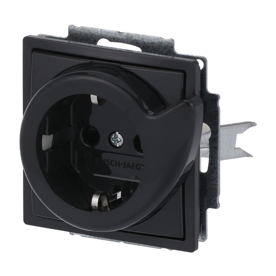 Busch-Servicesteckdose® SCHUKO® Steckdosen-Einsatz Safety+ anthrazit -