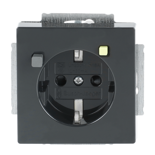 FI-SCHUKOMAT SCHUKO® Steckdosen-Einsatz Safety+ anthrazit - Plattform 63