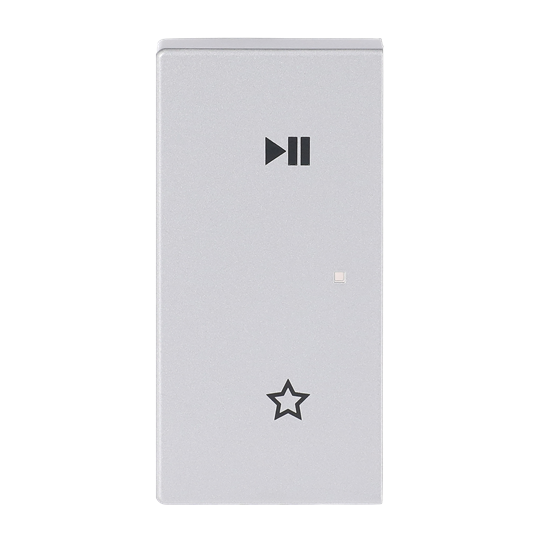 Wippe 2-fach links, mit Symbol "Play/Pause"