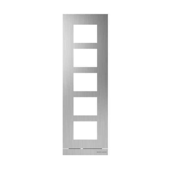 Frontplatte Audio, 1/5, edelstahl