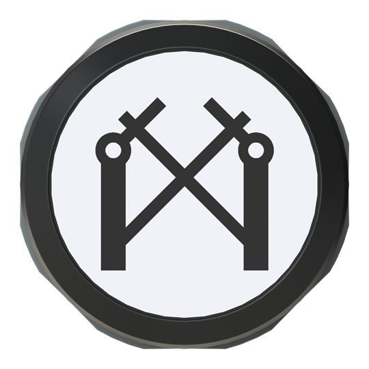 MP2-10W-L Bouton poussoir D'ENTRÉE, Code de symbole E2300452