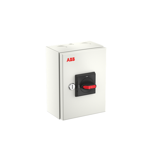 Interrupteur de sécurité dans boîtier en tôle d'acier 3 pôles 15 kW 400 V 1SCA022612R9990