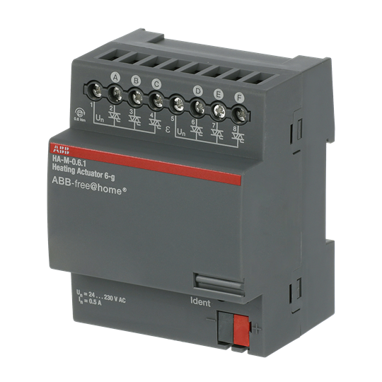HA-M-0.6.1 Värmeaktor 6 kanaler DIN
