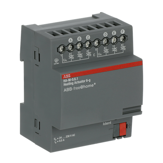 HA-M-0.6.1 Värmeaktor 6 kanaler DIN