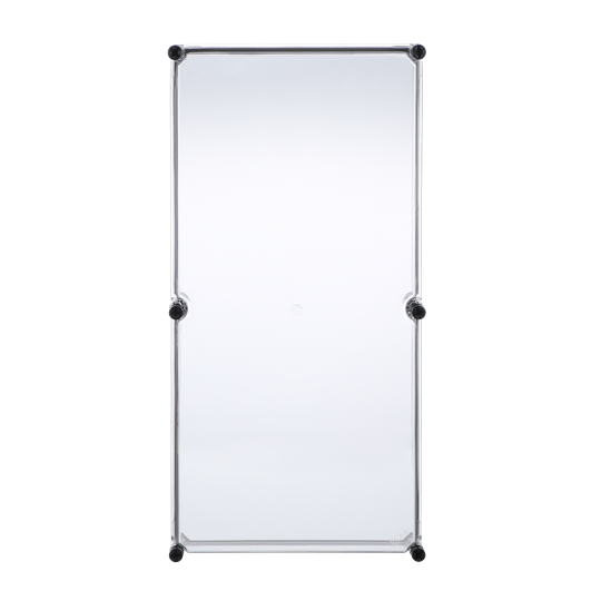 Couvercle 600x300x45mm en polycarbonate, transparent avec vis de couvercle