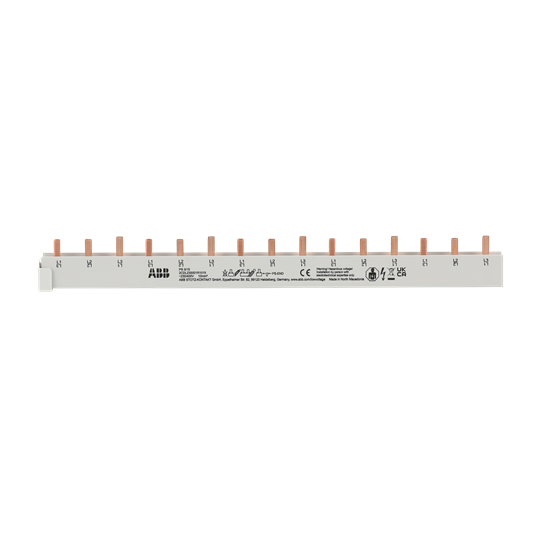 Rail de phase 3 phases, 15 broches, 10 mm²