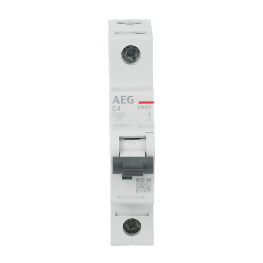 Disjoncteur AEG ElfaPlus 10 kA, caractéristique C, 4A, 1P