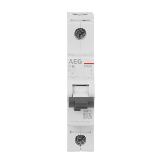 Disjoncteur AEG ElfaPlus 10 kA, caractéristique C, 16 A, 1P