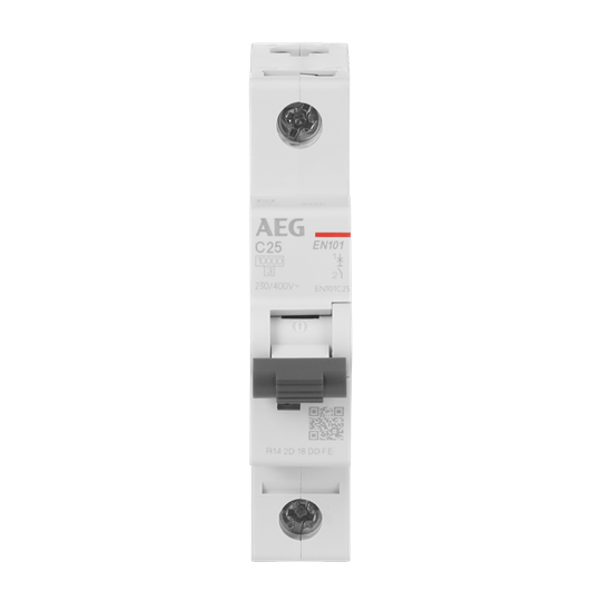 Disjoncteur AEG ElfaPlus 10 kA, caractéristique C, 25 A, 1P
