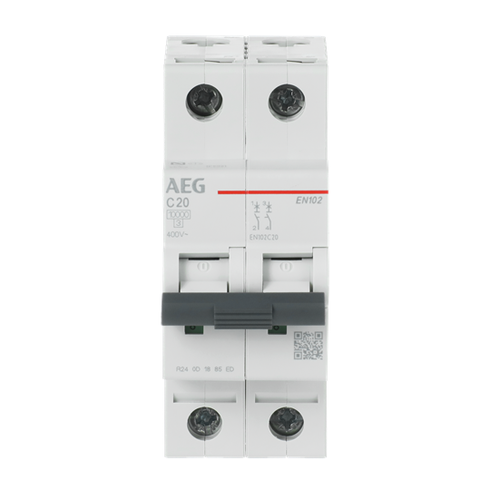 Disjoncteur AEG ElfaPlus 10 kA, caractéristique C, 20 A, 2P