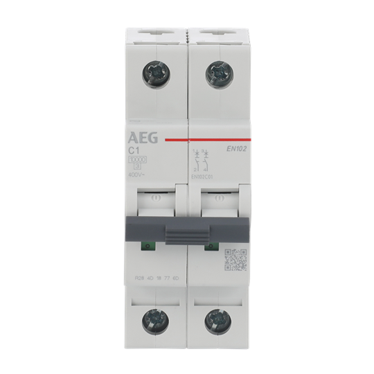 Disjoncteur AEG ElfaPlus 10 kA, caractéristique C, 1A, 2P