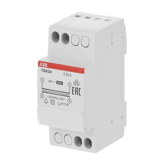Klingeltransformator 8 VA, 24 V AC