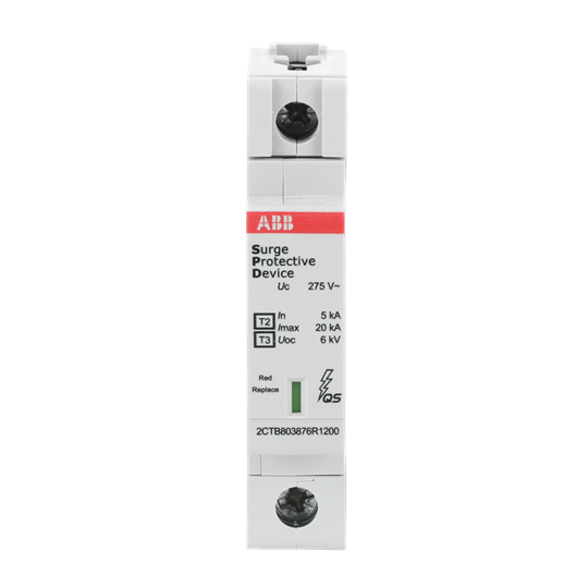 DPS Type 2 pour 230/400V 1P, Imax 20kA, In 5kA, Up 0, 9kV