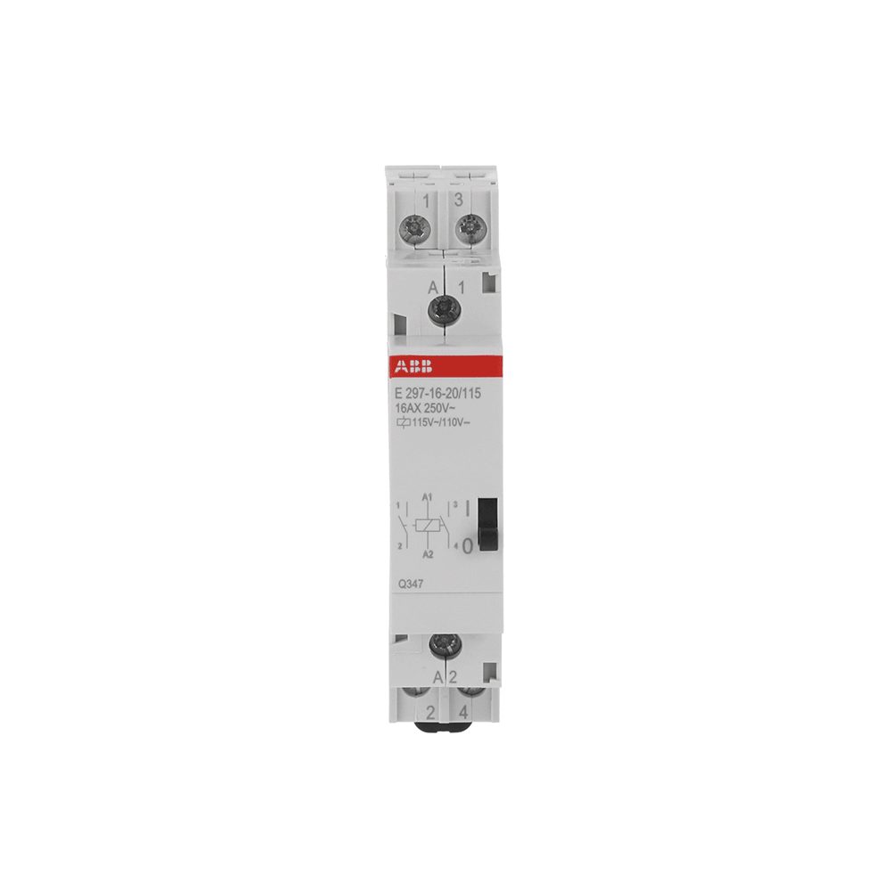 Installationsrelais Spule 115 V AC/110 V DC, 16 A, 2 Schließer