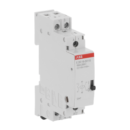 Installationsrelais Spule 115 V AC/110 V DC, 16 A, 2 Schließer