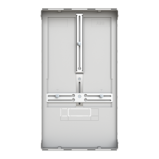 Zählertragplatte H450mm Systemteil für CombiLine