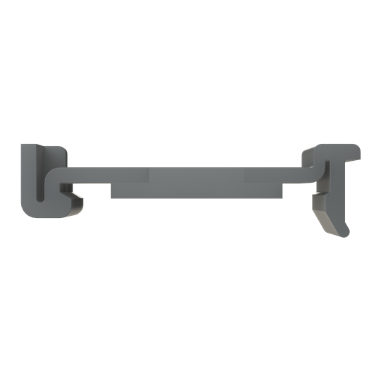 Hutschienen-Adapter Zubehör für Drahthalter VPE 10 Stück