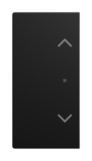 Wippe 2-fach links/rechts, mit Symbol "Jalousie" Busch-balance® SI